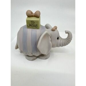 1993 Enesco Precious Moments "Happy Birthday Jesus" Elephant
